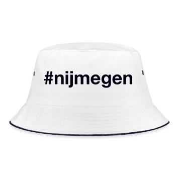Nijmegen Netherlands - Bucket Hat - Weiß/Navy - Vorne