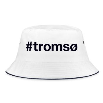 Tromsø Norge Norway - Bucket Hat - white/navy - Front