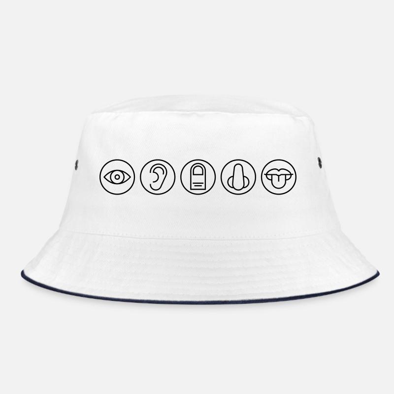 Five Senses, Sensory Organs, Medicine Bucket Hat