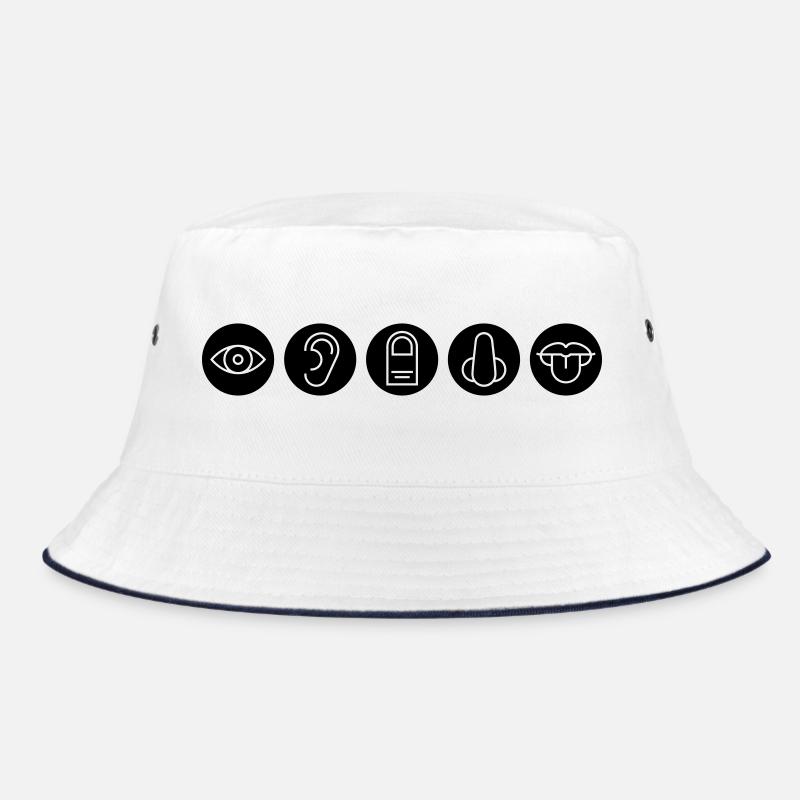 Five senses, sense organs Bucket Hat