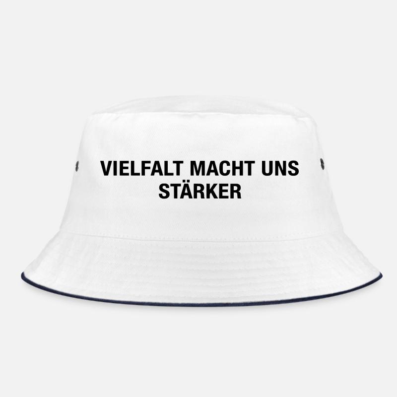 Human Rights Minimal Art Bucket Hat