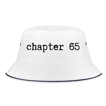 chapter 65 Birthday - Bucket Hat - white/navy - Front