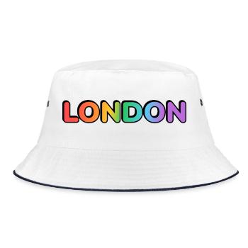 London LGBTQ Rainbow - Bob - blanc/marine - Devant