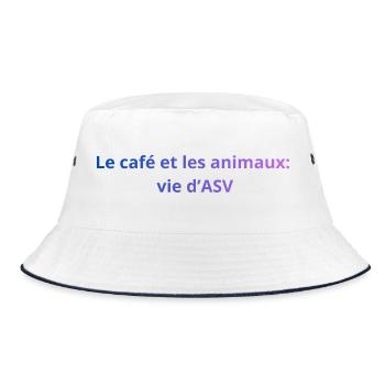 Le_café_et_les_animaux_vie_dASV - Bob - blanc/marine - Devant