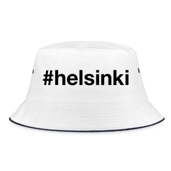 HELSINKI Finlande Finlande Hashtag - Bob - blanc/marine - Devant