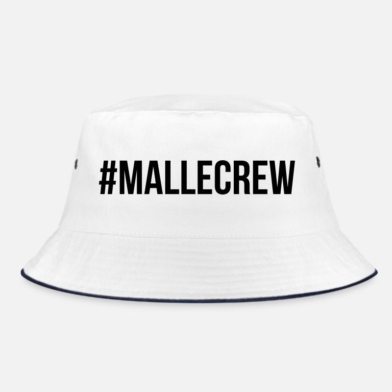 Mallecrew - Bucket Hat - white/navy