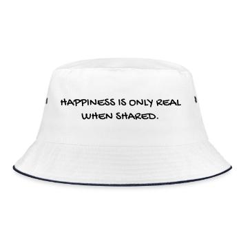 Cinema / Film / Zitat / TV-Serie - Bucket Hat - Weiß/Navy - Vorne