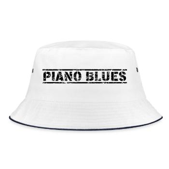 Piano Blues - Bob - blanc/marine - Devant