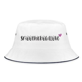 Smoothie Bowl Foodie Smoothiebowllove Gift - Bucket Hat - white/navy - Front