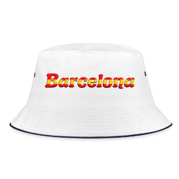 Barcelona - Bob - blanc/marine - Devant