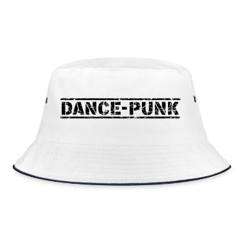 Dance Punk - Bucket Hat - white/navy - Front