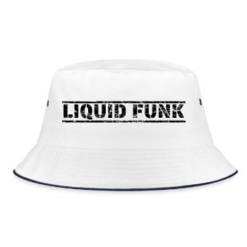 Liquid Funk - Bucket Hat - white/navy - Front