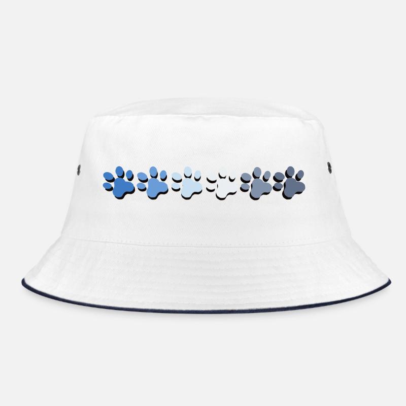 Illustration de patte d’animal dans les tons de bleu Bob