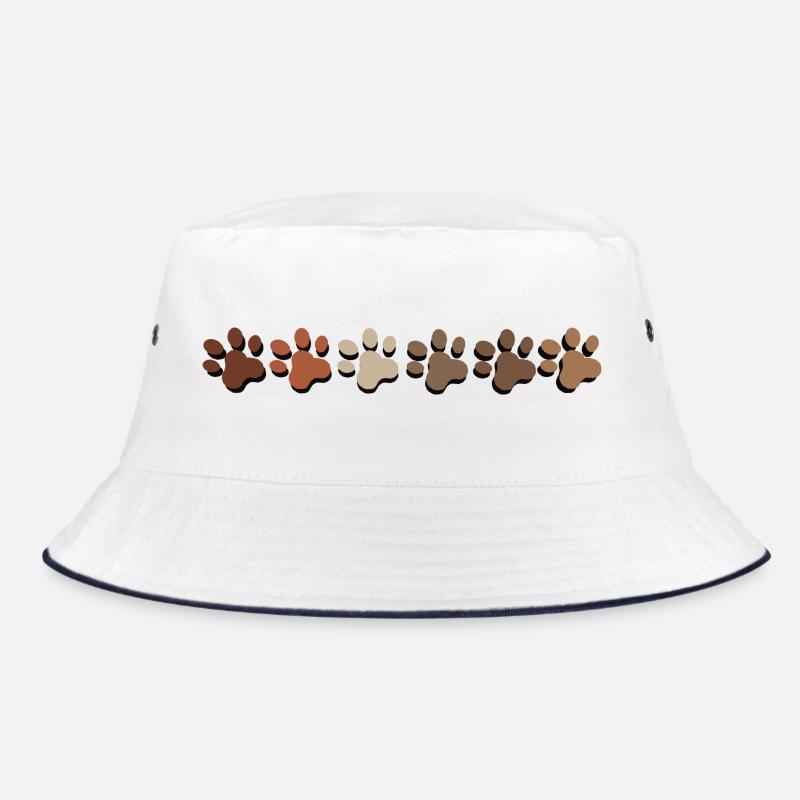 Empreinte de patte chien chat dégradé marron Bob