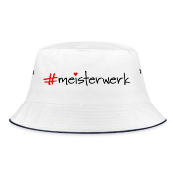 Masterpiece - Bucket Hat - white/navy - Front