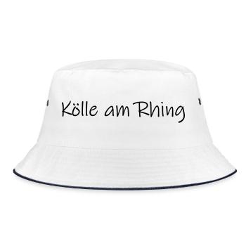 Kölle am Rhing - Bucket Hat - Weiß/Navy - Vorne