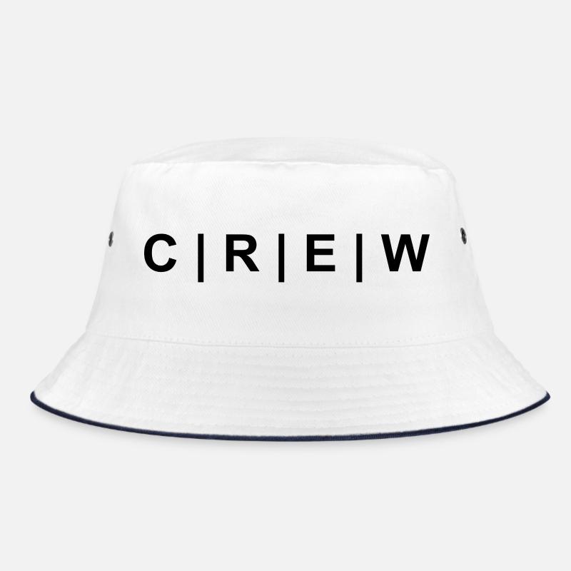 CREW black Bucket Hat
