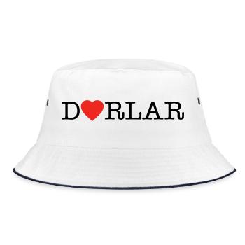 Dorlar - Bucket Hat - Weiß/Navy - Vorne