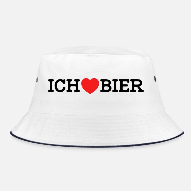 Ich liebe Bier (Farben änderbar) Bucket Hat