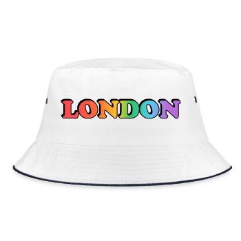 London LGBTQ Rainbow - Bob - blanc/marine - Devant