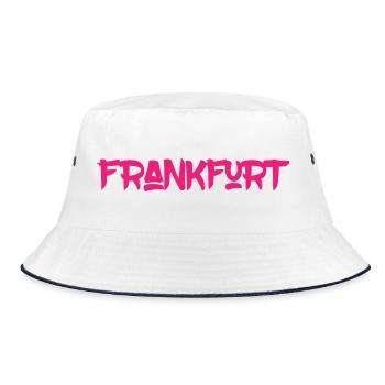 Frankfurt - Main - Hesse - Römer - Höchst - Bucket Hat - white/navy - Front