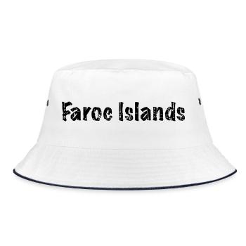 Faroe Islands - Bucket Hat - Weiß/Navy - Vorne