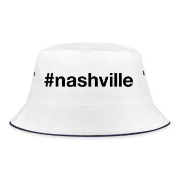 NASHVILLE Hashtag Tennessee - Bob - blanc/marine - Devant