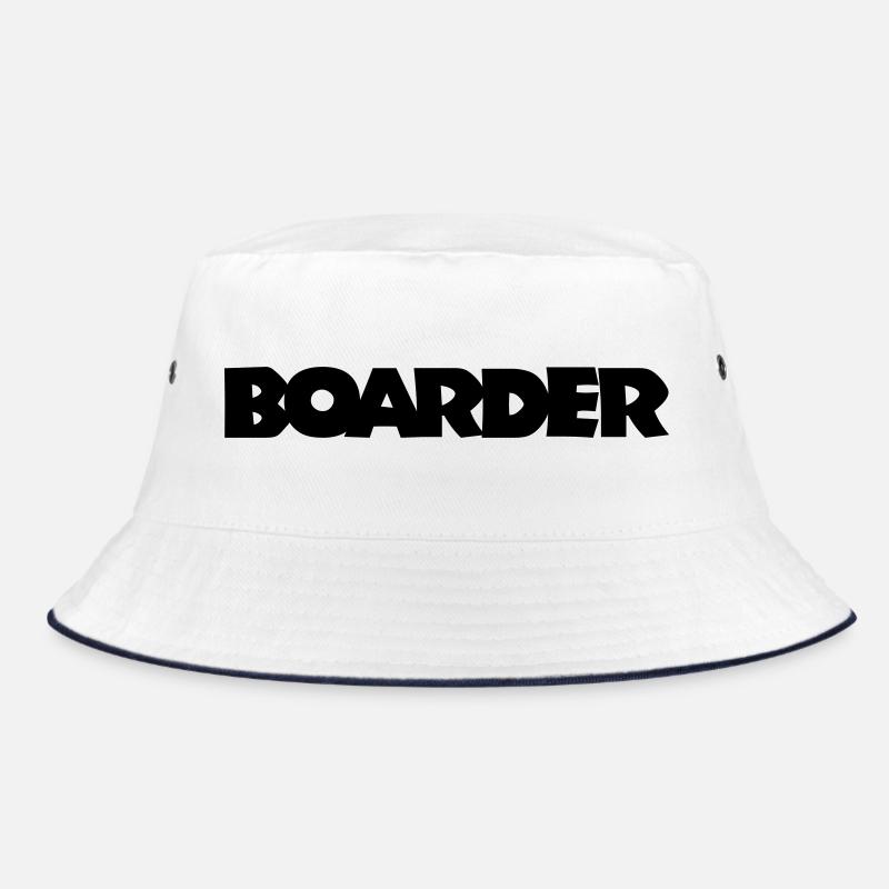 Boarder (Black) Bucket Hat