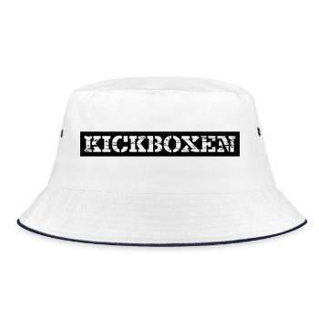 Kickboxing - Bucket Hat - white/navy - Front