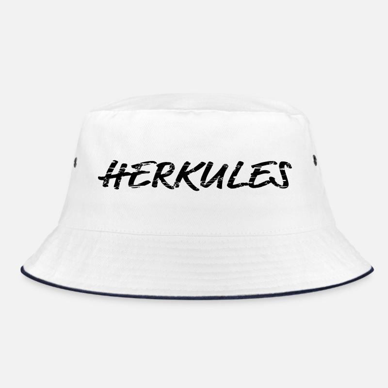 Herkules - Bucket Hat - Weiß/Navy