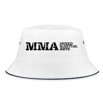 MMA - Bucket Hat - white/navy - Front