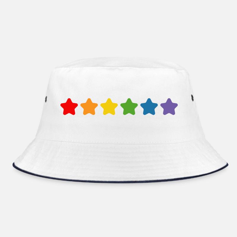 Regenbogen Sternchen LGBT lgbtqi queer Bucket Hat