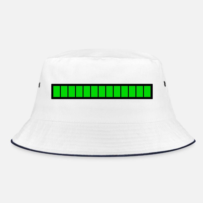 Barre de chargement rectangle Noir Vert (100%) Bob