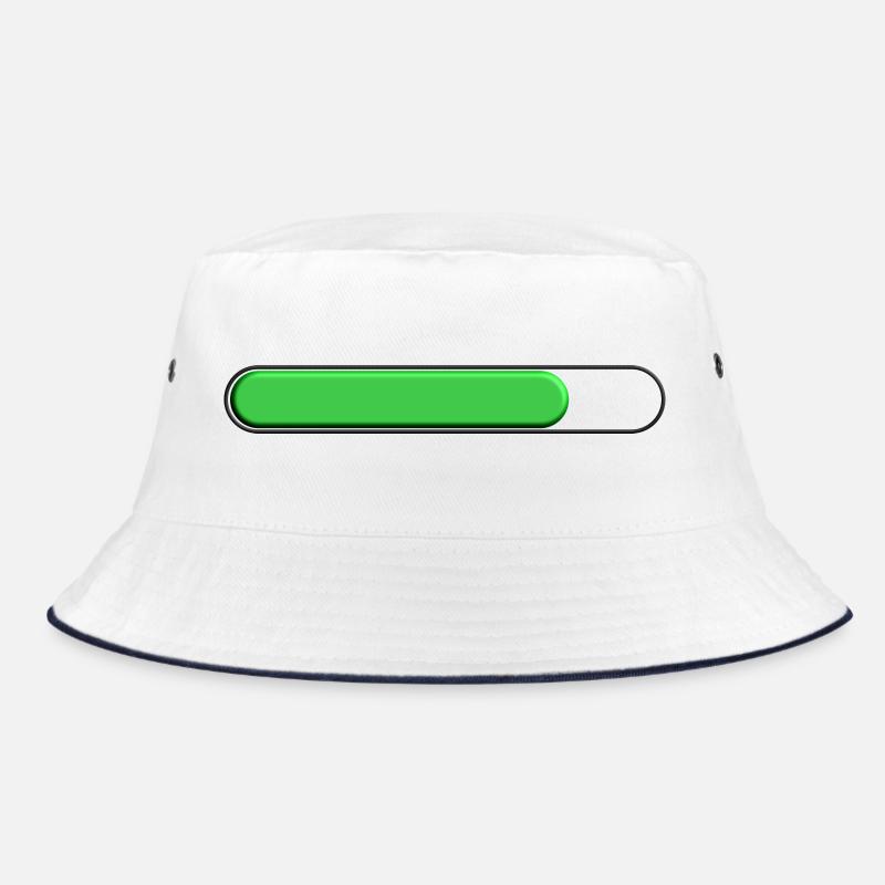Durchschnittliche Spurweite Grün (drei Viertel) Bucket Hat