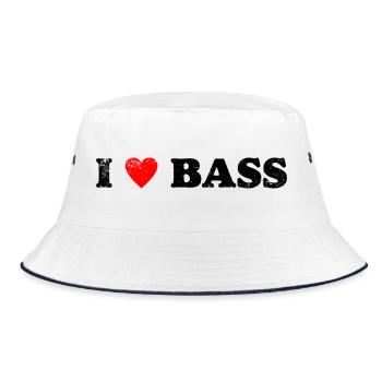 J’aime la basse - Bob - blanc/marine - Devant