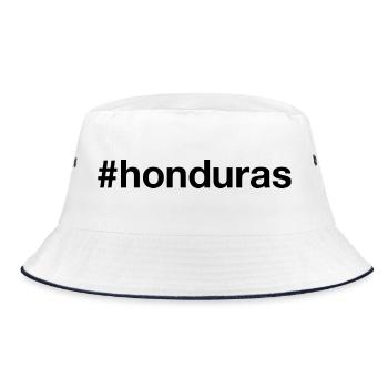 HONDURAS Hashtag - Bucket Hat - white/navy - Front