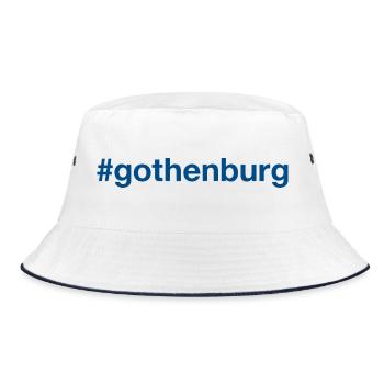 Göteborg Hashtag - Bob - blanc/marine - Devant