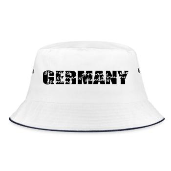 Germany - Bucket Hat - Weiß/Navy - Vorne