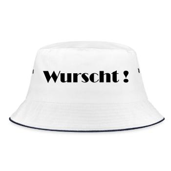 Wurst_logo - Bob - blanc/marine - Devant