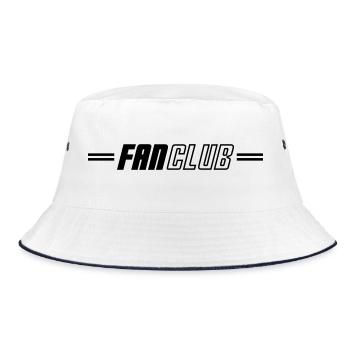 Fan Club Verein - Bucket Hat - Weiß/Navy - Vorne
