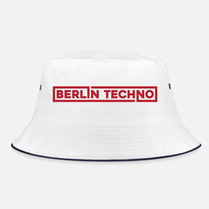 Berlin Techno Hard Dark Rave Bucket Hat
