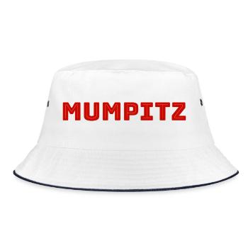 All total nonsense! - Bucket Hat - white/navy - Front