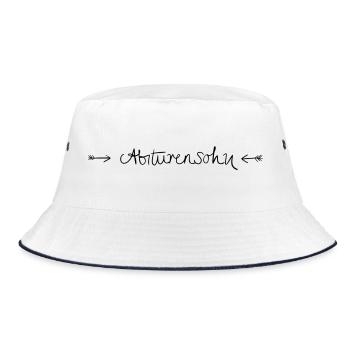 Son of a high school graduate - Bucket Hat - white/navy - Front
