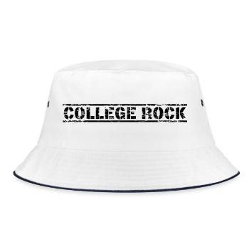 College Rock - Bucket Hat - Weiß/Navy - Vorne