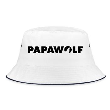 Lettrage Papawolf - Bob - blanc/marine - Devant