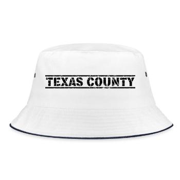 Texas Country - Bucket Hat - Weiß/Navy - Vorne