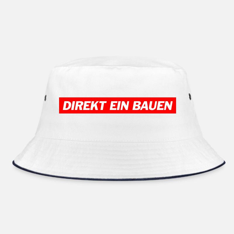 Direkt ein Bauen -  Deutsche Memes Bucket Hat
