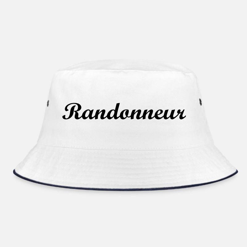 Randonneur - Bucket Hat - Weiß/Navy