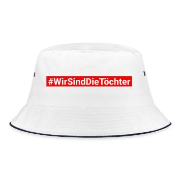 Filles contre Merz anti CDU - Bob - blanc/marine - Devant