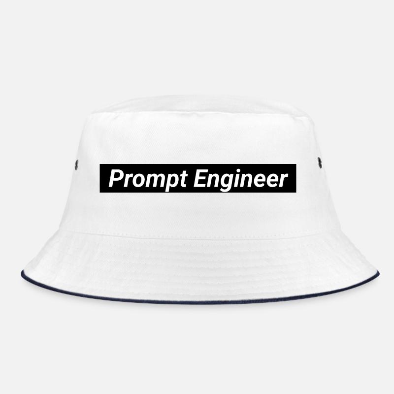 Prompt Engineer künstliche Intelligenz - Bucket Hat - Weiß/Navy